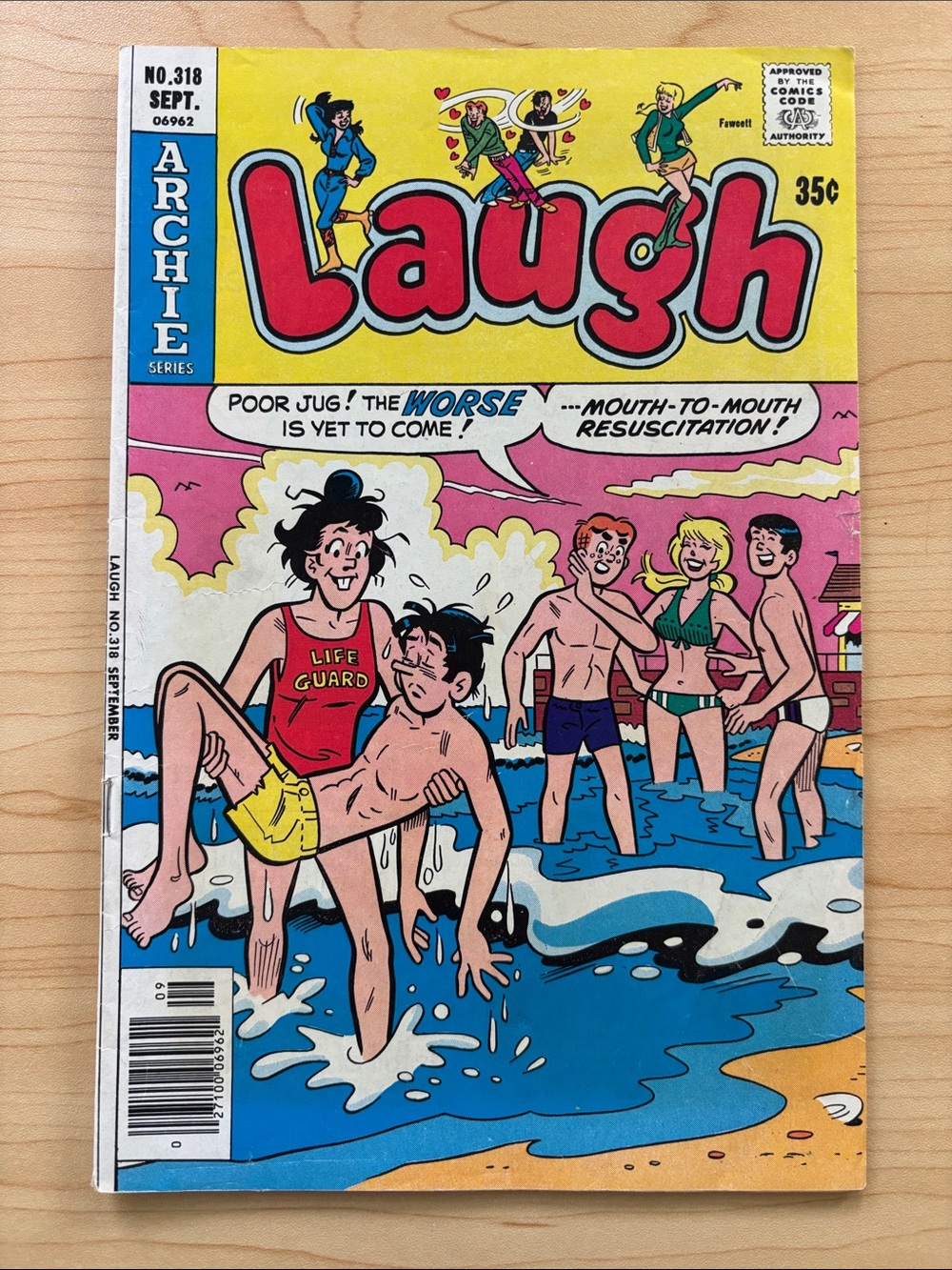 1977 #318 Retro Archie Laugh Comic